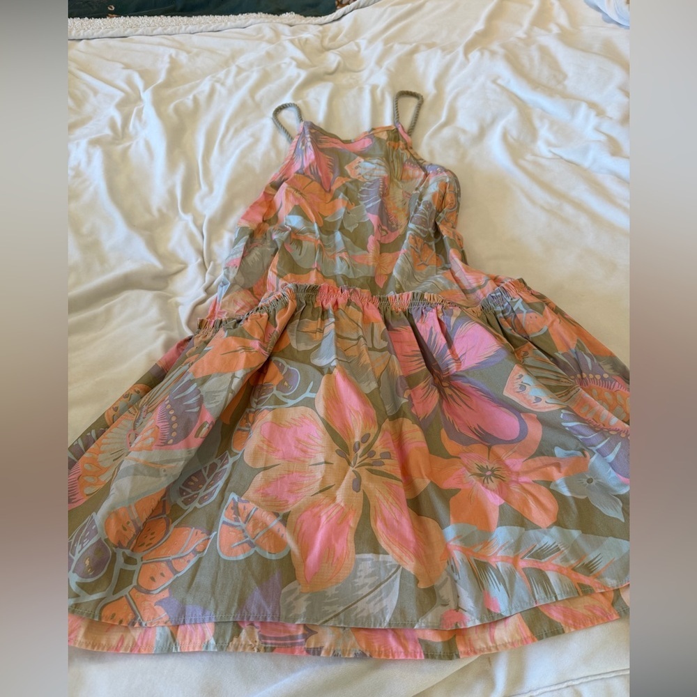 NWOT Free People Rainforest Cotton Mini Dress Women’s Medium - Picture 3 of 8